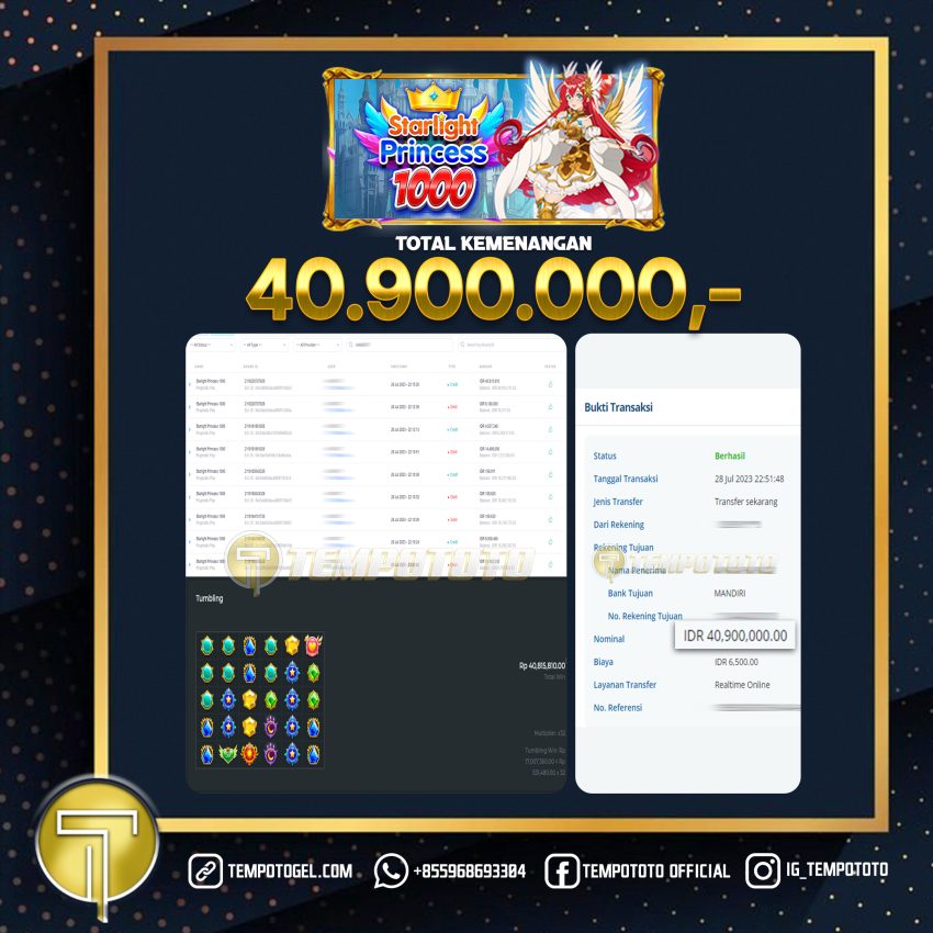 BUKTI JACKPOT TEMPOTOTO SLOT