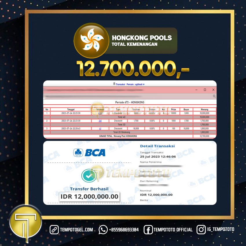 BUKTI JACKPOT TEMPOTOT TOGEL