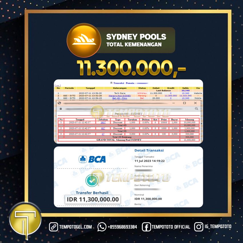 BUKTI JACKPOT TEMPOTOTO TOGEL