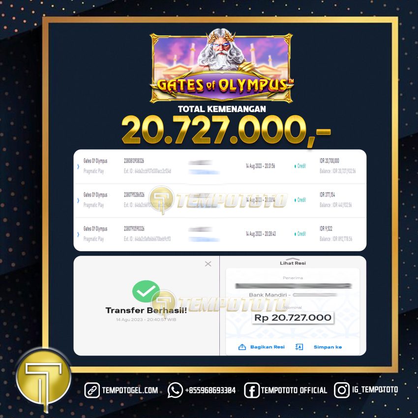 BUKTI JACKPOT TEMPOTOTO SLOT