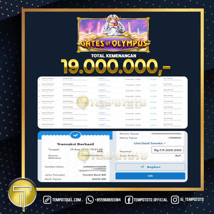 BUKTI JACKPOT TEMPOTOTO SLOT