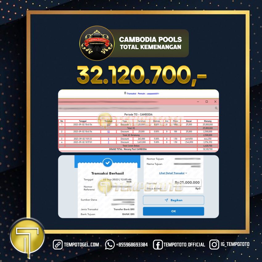 BUKTI JACKPOT TEMPOTOTO TOGEL