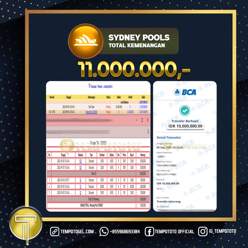 BUKTI JACKPOT TEMPOTOTO TOGEL