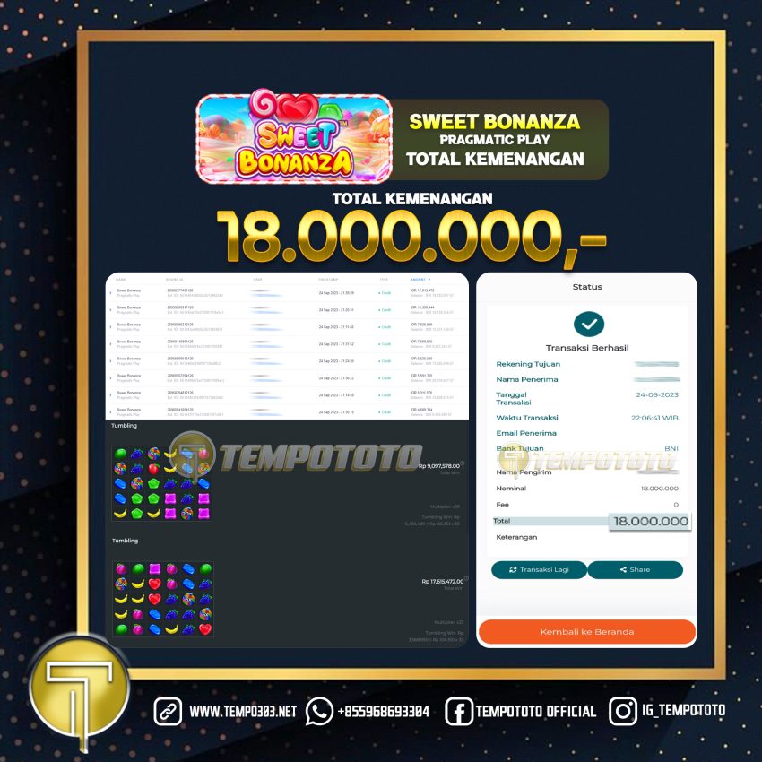 BUKTI JACKPOT TEMPOTOTO SLOT