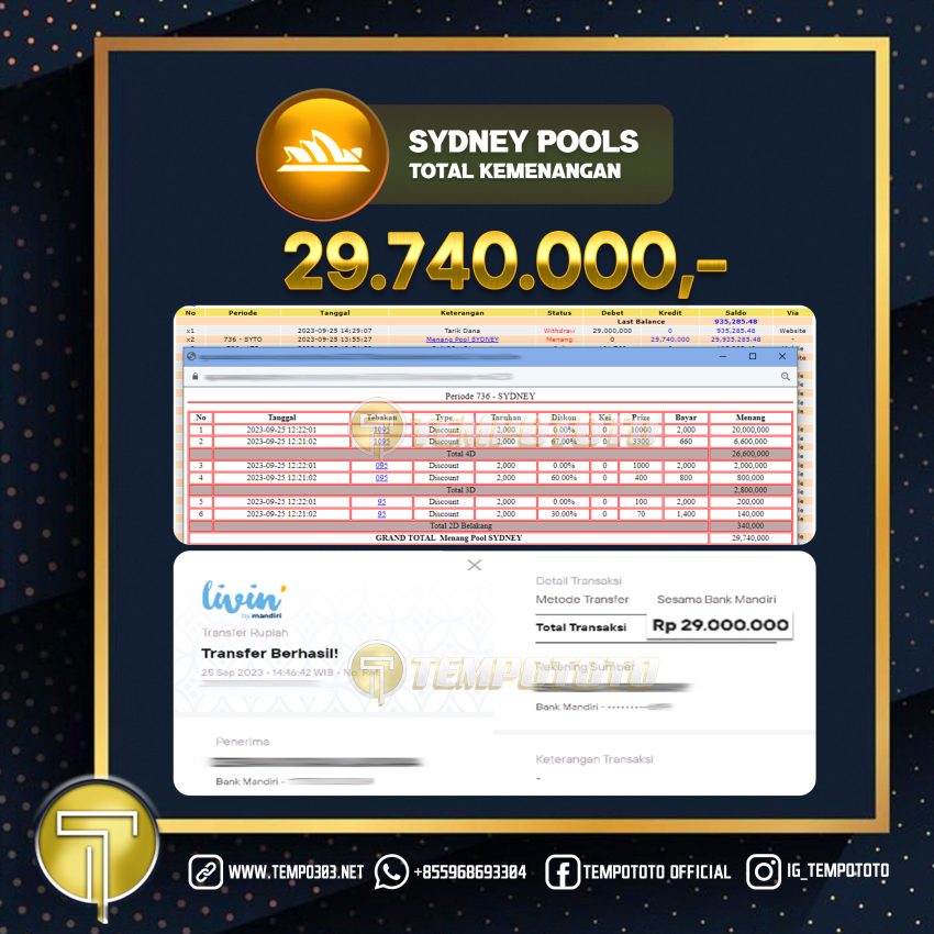 BUKTI JACKPOT TEMPOTOTO TOGEL