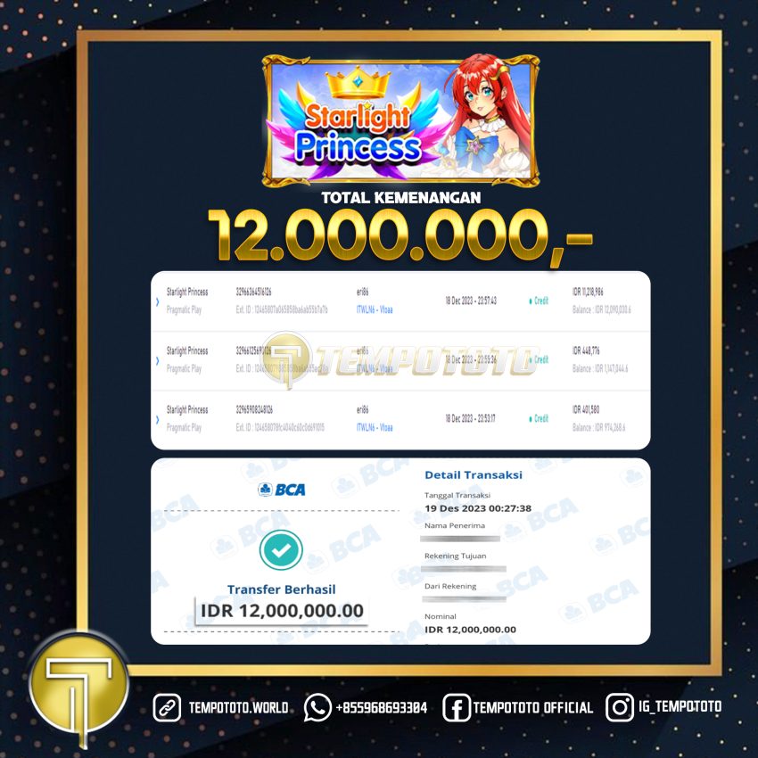 BUKTI JACKPOT TEMPOTOTO SLOT