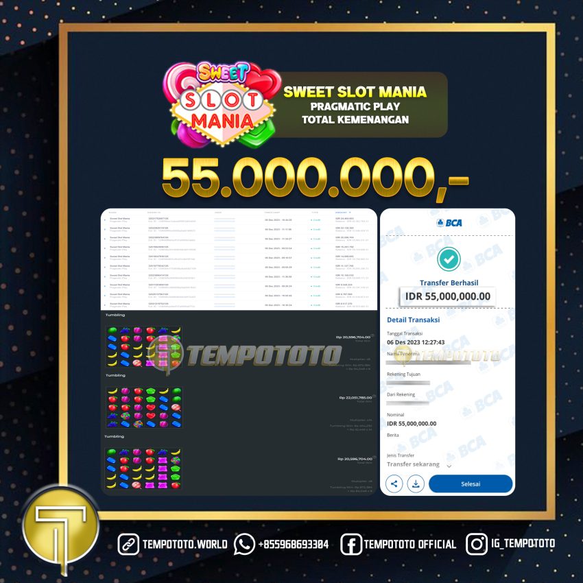 BUKTI JACKPOT TEMPOTOTO SLOT