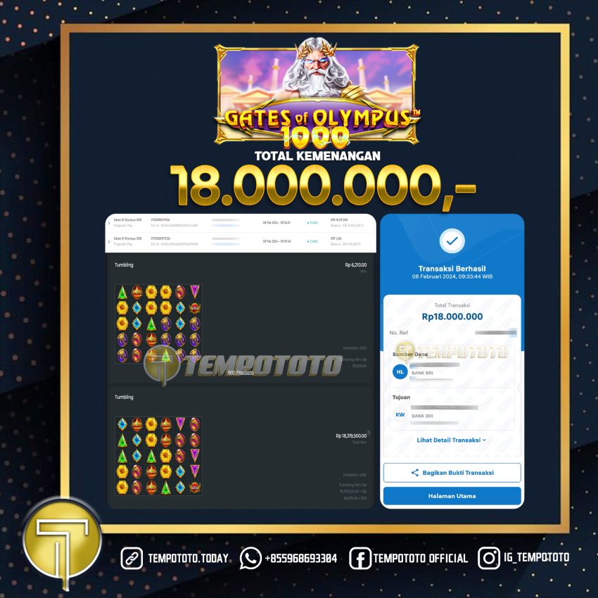 BUKTI JACKPOT TEMPOTOTO SLOT