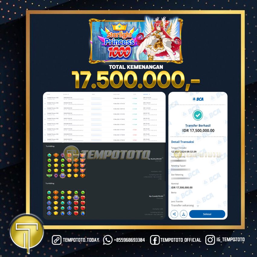 BUKTI JACKPOT TEMPOTOTO SLOT