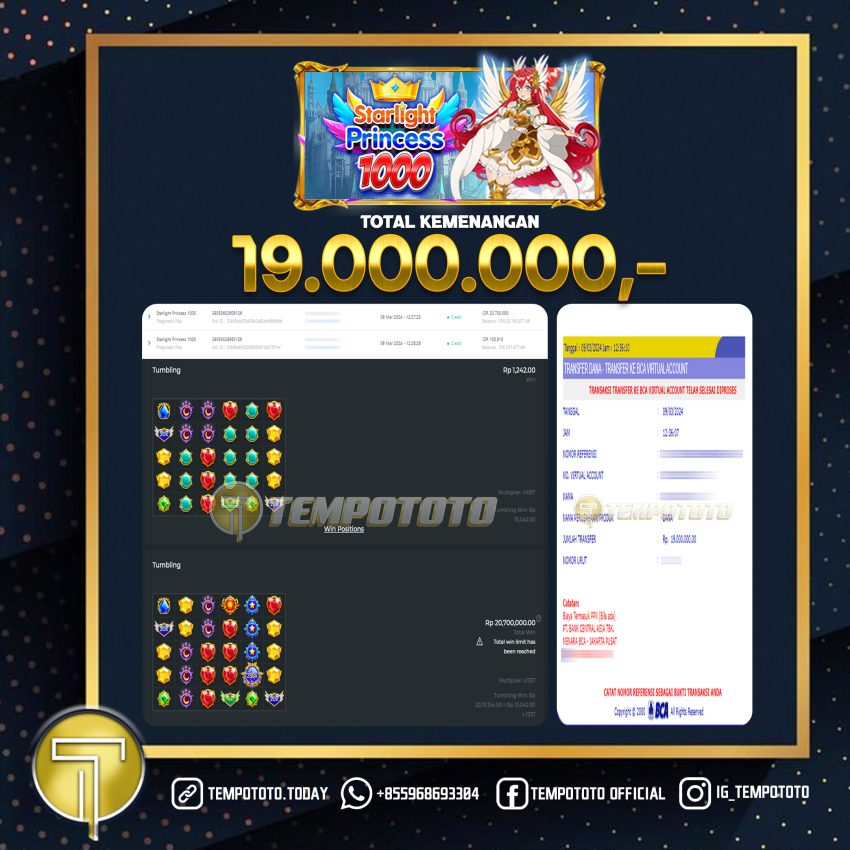 BUKTI JACKPOT TEMPOTOTO SLOT