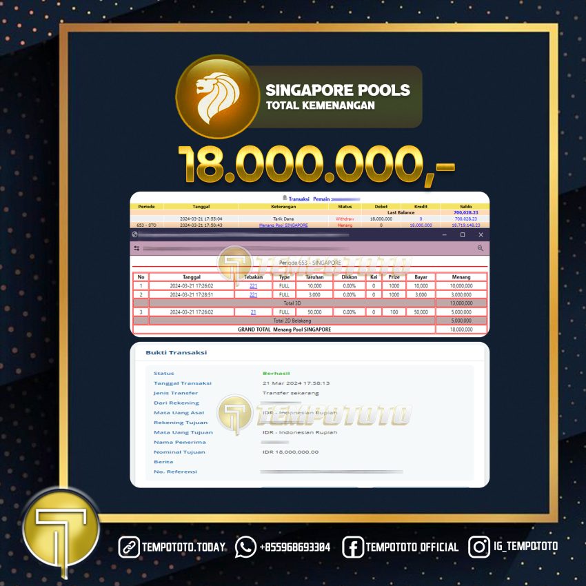 BUKTI JP TEMPOTOTO TOGEL