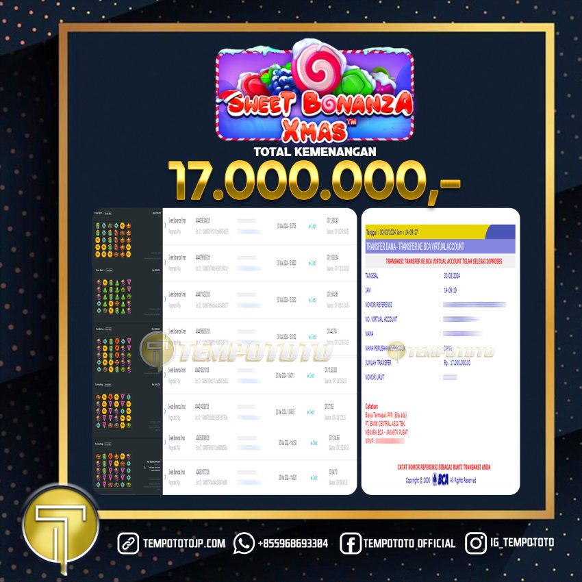 BUKTI JACKPOT TEMPOTOTO SLOT