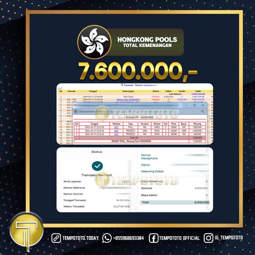 BUKTI JP TEMPOTOTO TOGEL