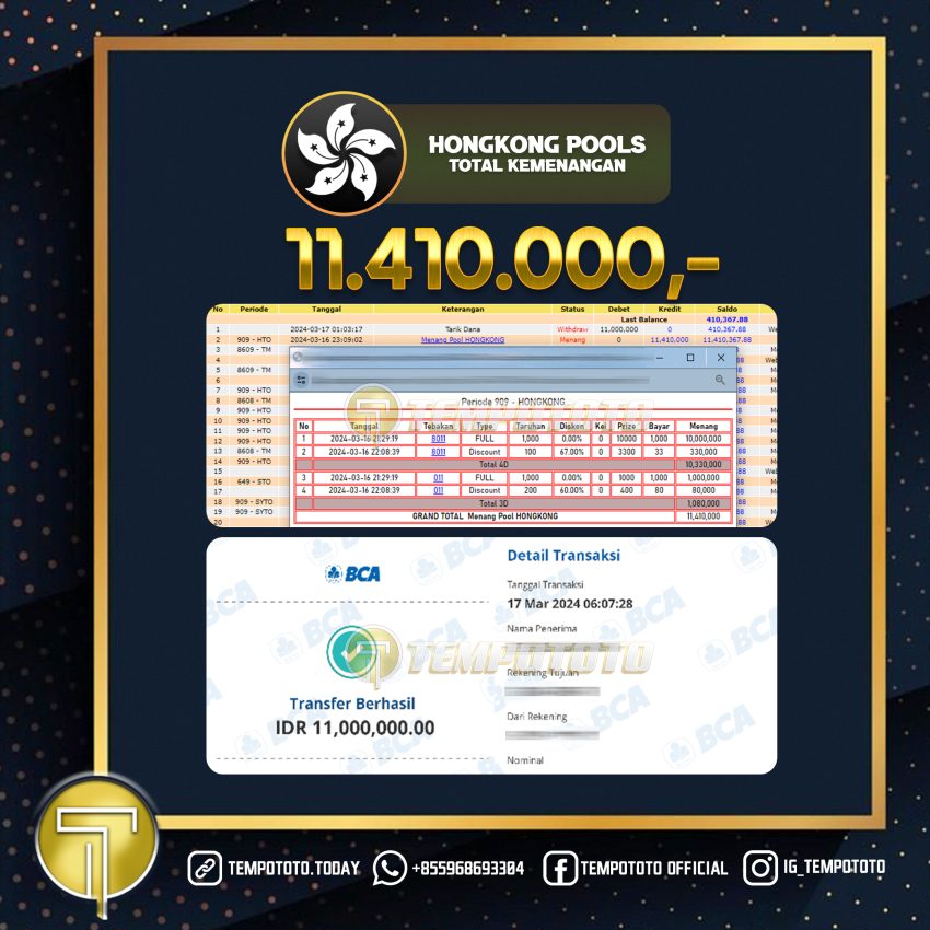 BUKTI JP TEMPOTOTO TOGEL