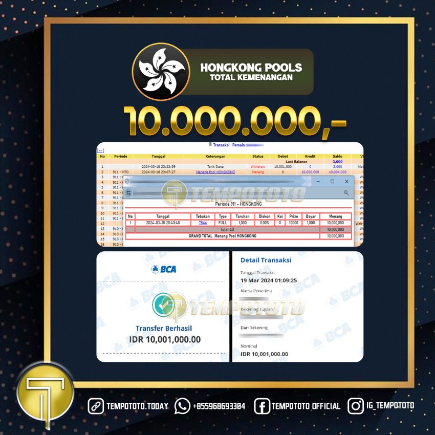 BUKTI JP TEMPOTOTO TOGEL