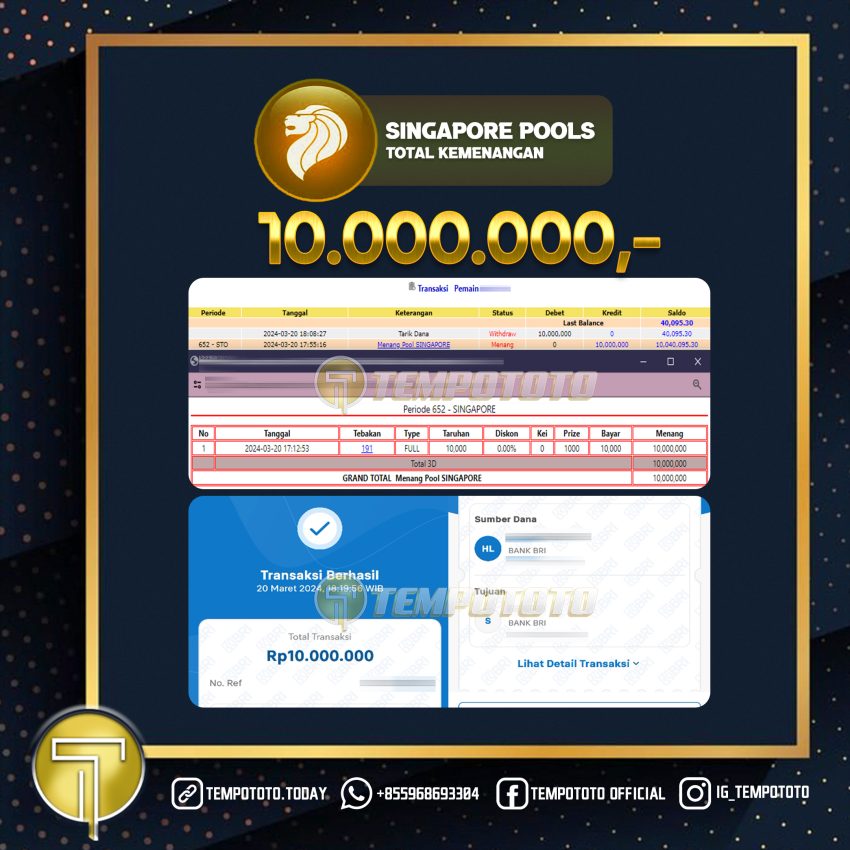 BUKTI JP TEMPOTOTO TOGEL