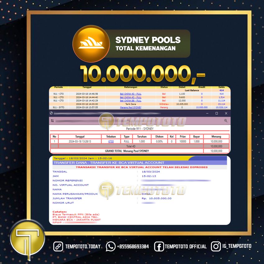 BUKTI JP TEMPOTOTO TOGEL