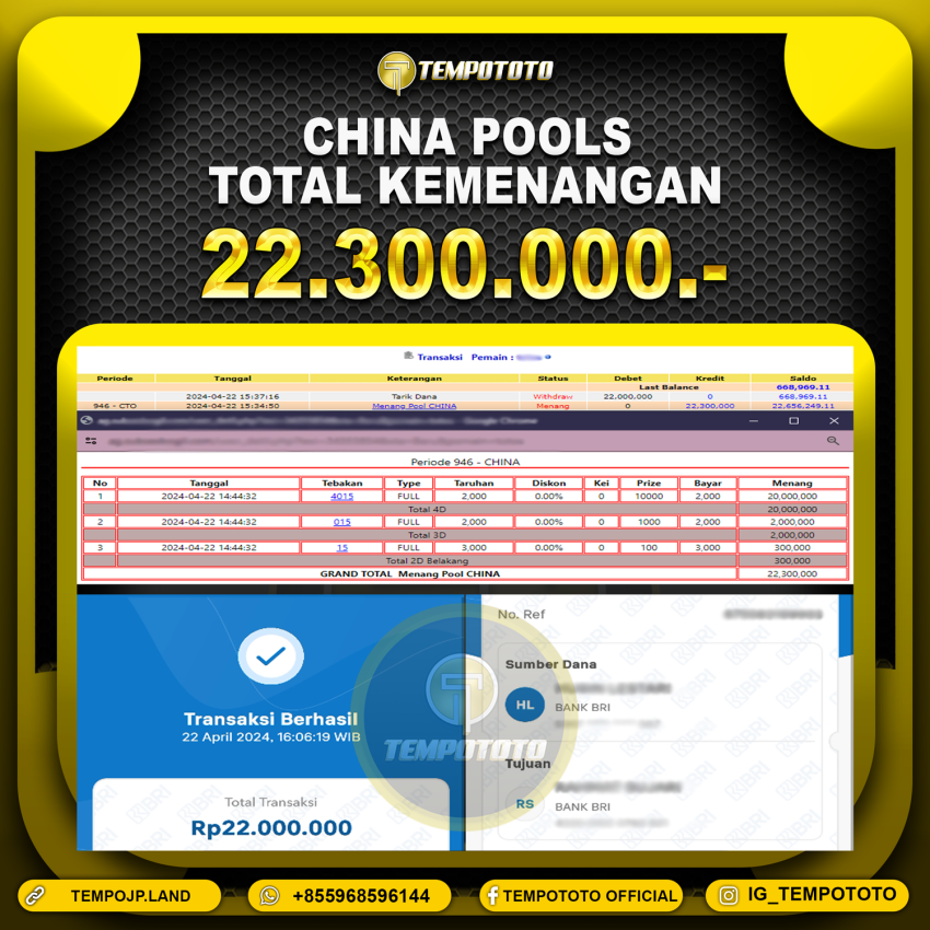 BUKTI JP TEMPOTOTO TOGEL