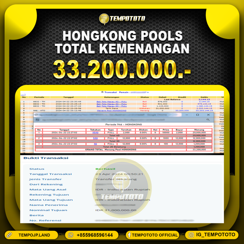 BUKTI JP TEMPOTOTO TOGEL