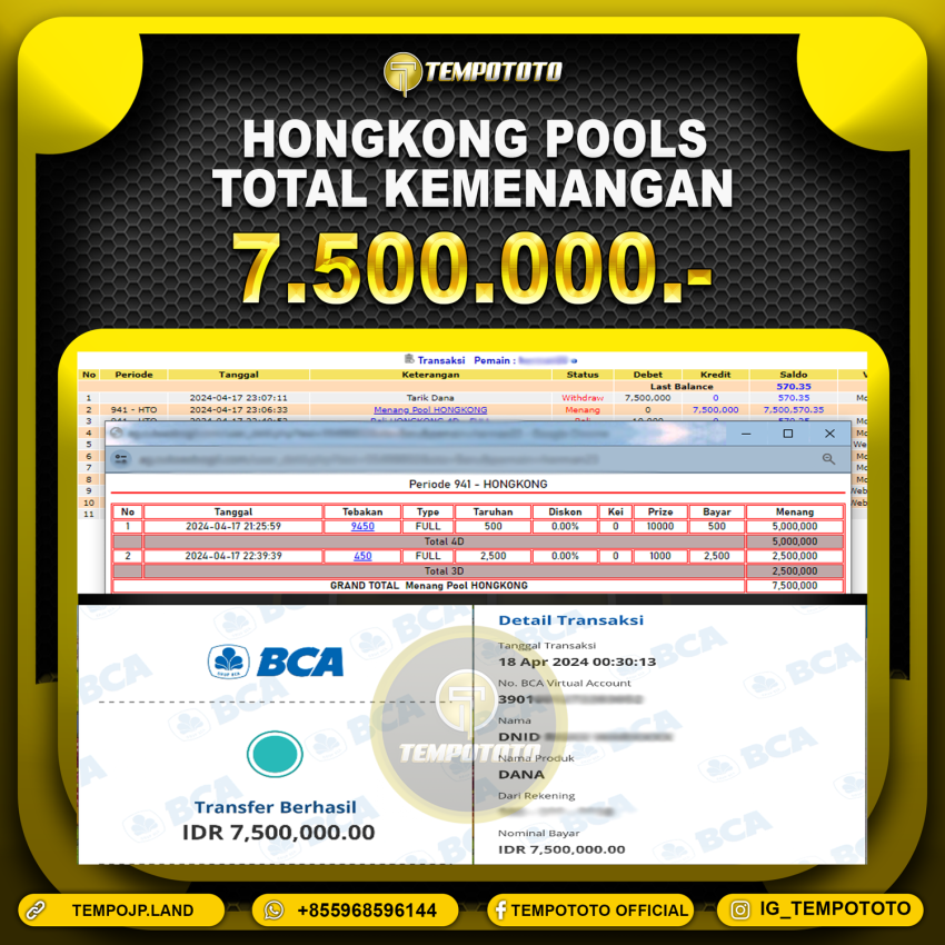 BUKTI JP TEMPOTOTO TOGEL