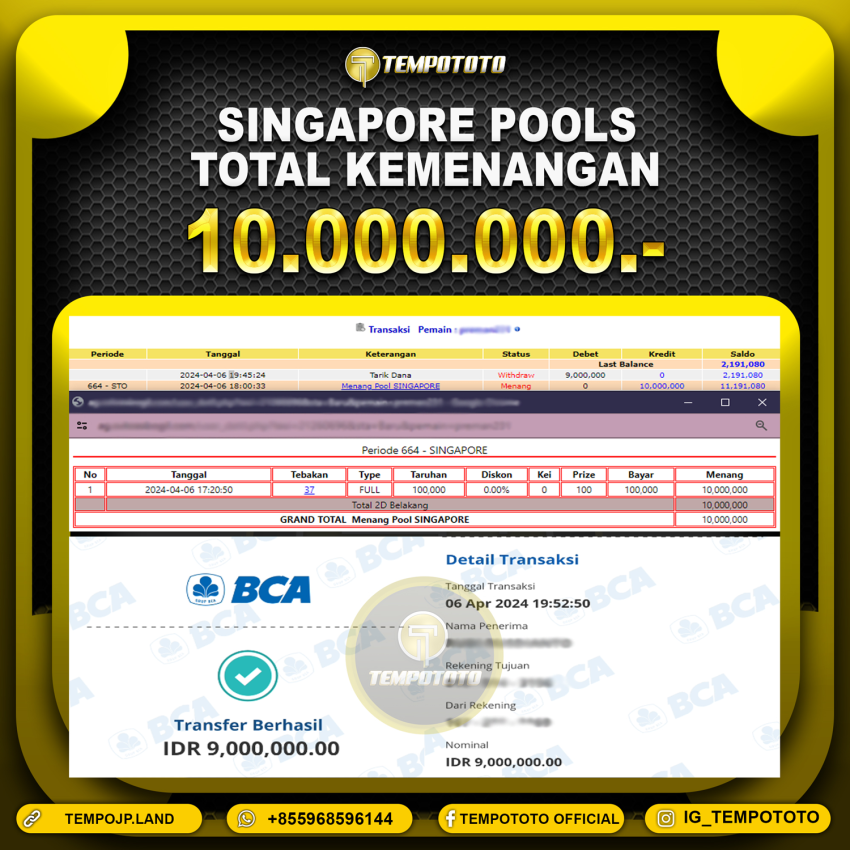 BUKTI JP TEMPOTOTO TOGEL