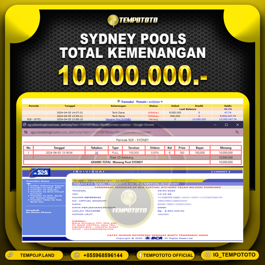 BUKTI JP TEMPOTOTO TOGEL