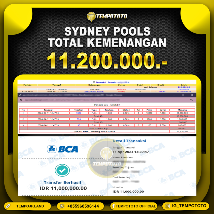 BUKTI JP TEMPOTOTO TOGEL