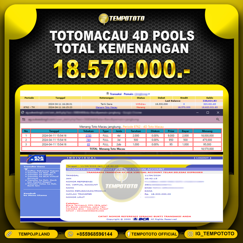 BUKTI JP TEMPOTOTO TOGEL