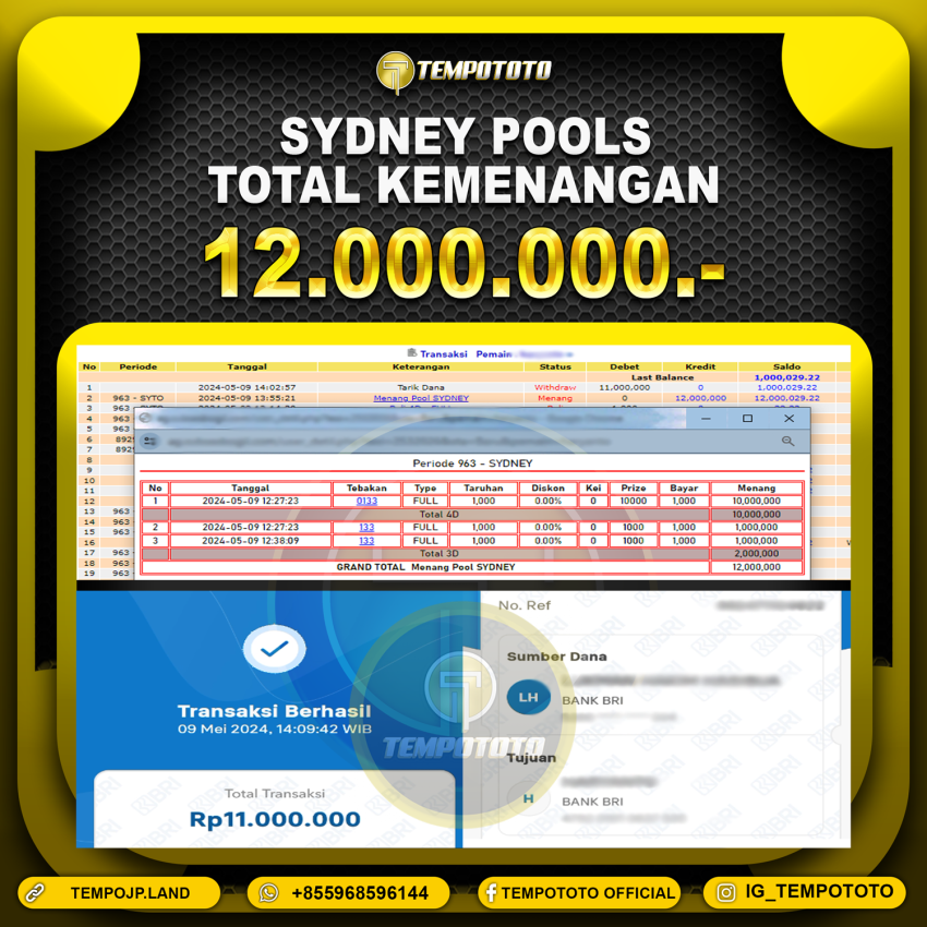 BUKTI JP TEMPOTOTO TOGEL