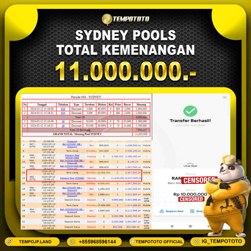 BUKTI JP TEMPOTOTO TOGEL