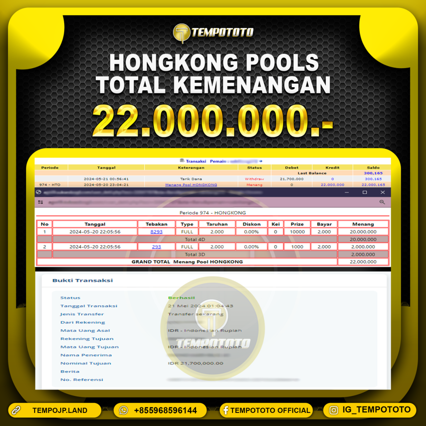 BUKTI JP TEMPOTOTO TOGEL