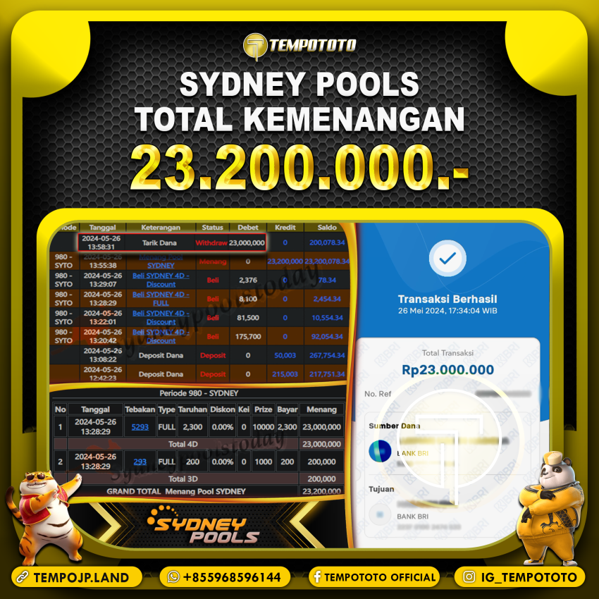 BUKTI JP TEMPOTOTO TOGEL