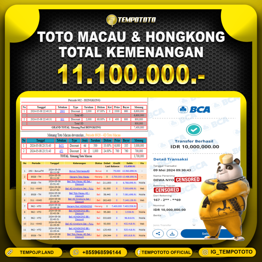 BUKTI JP TEMPOTOTO TOGEL