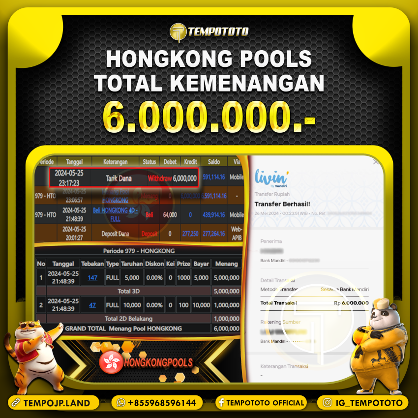 BUKTI JP TEMPOTOTO TOGEL