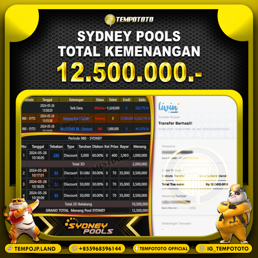 BUKTI JP TEMPOTOTO TOGEL