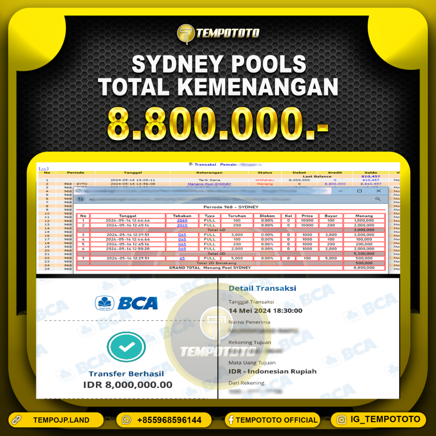 BUKTI JP TEMPOTOTO TOGEL