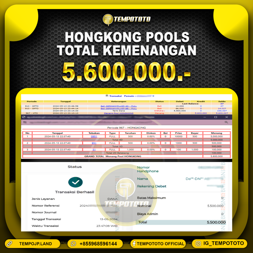 BUKTI JP TEMPOTOTO TOGEL