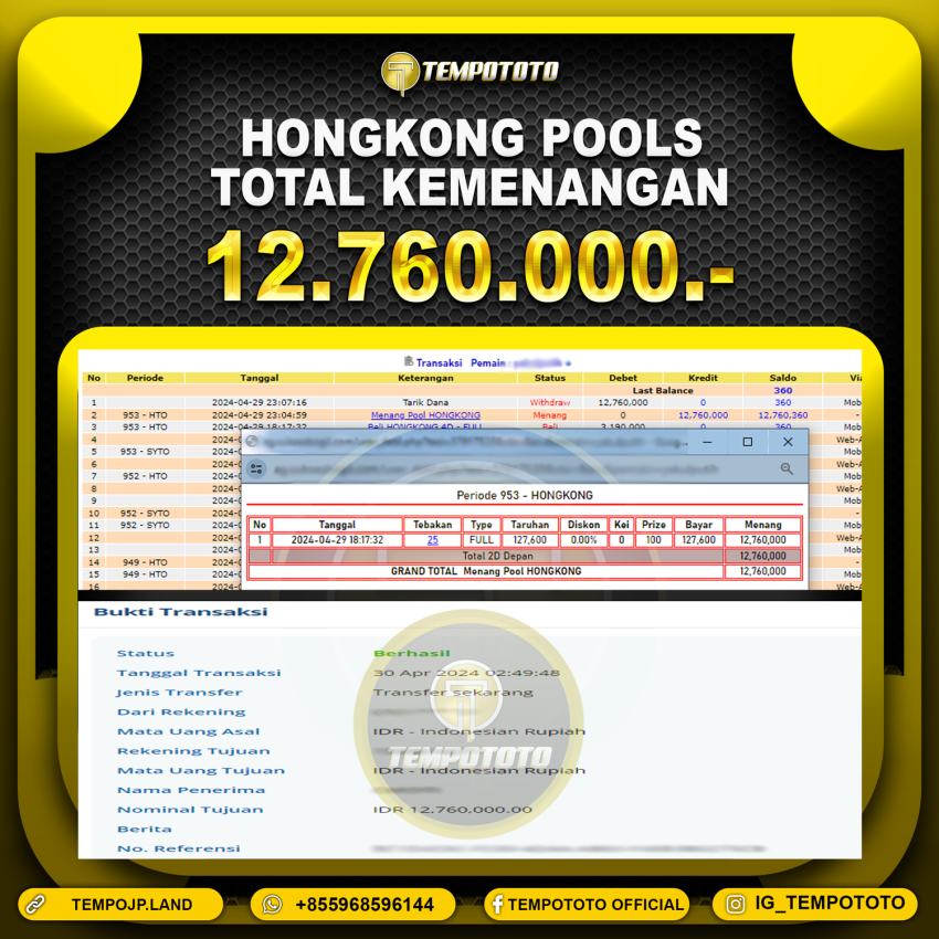 BUKTI JP TEMPOTOTO TOGEL