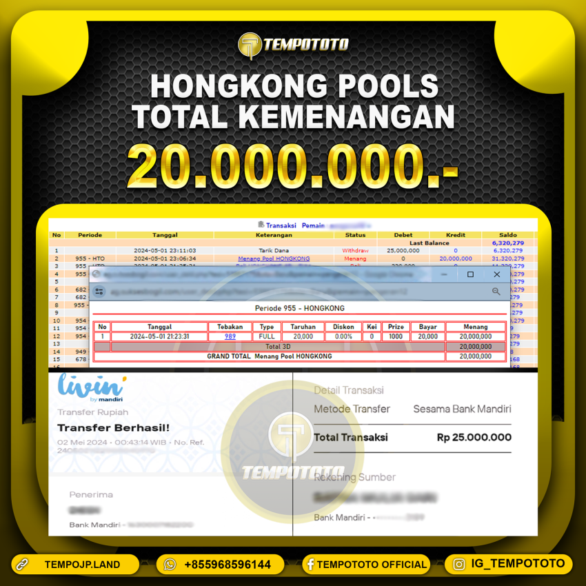 BUKTI JP TEMPOTOTO TOGEL