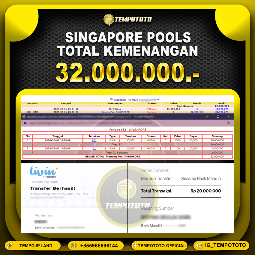 BUKTI JP TEMPOTOTO TOGEL