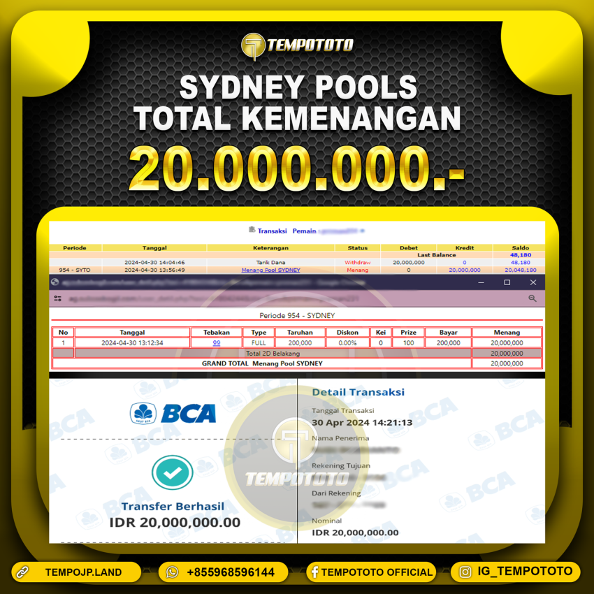 BUKTI JP TEMPOTOTO TOGEL