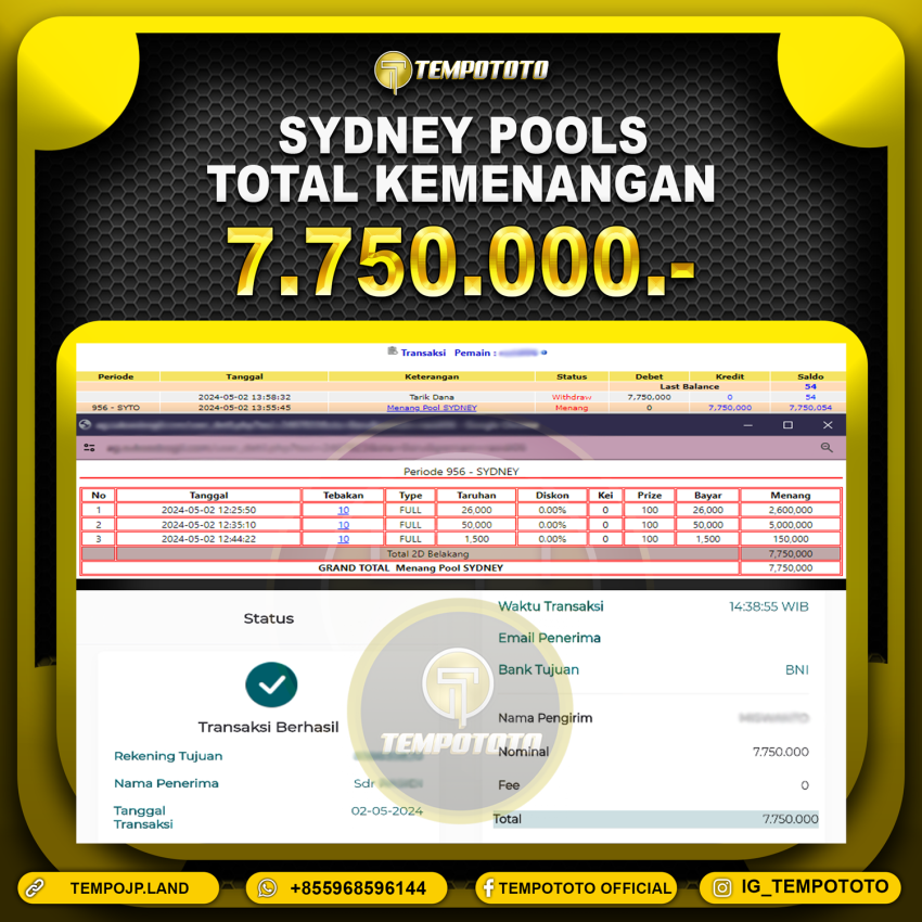 BUKTI JP TEMPOTOTO TOGEL