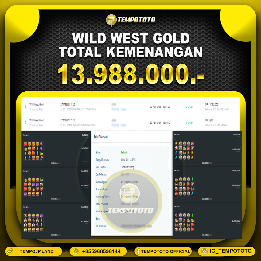 BUKTI JACKPOT TEMPOTOTO SLOT