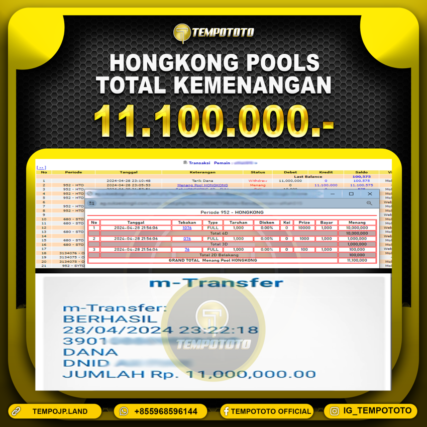 BUKTI JP TEMPOTOTO TOGEL