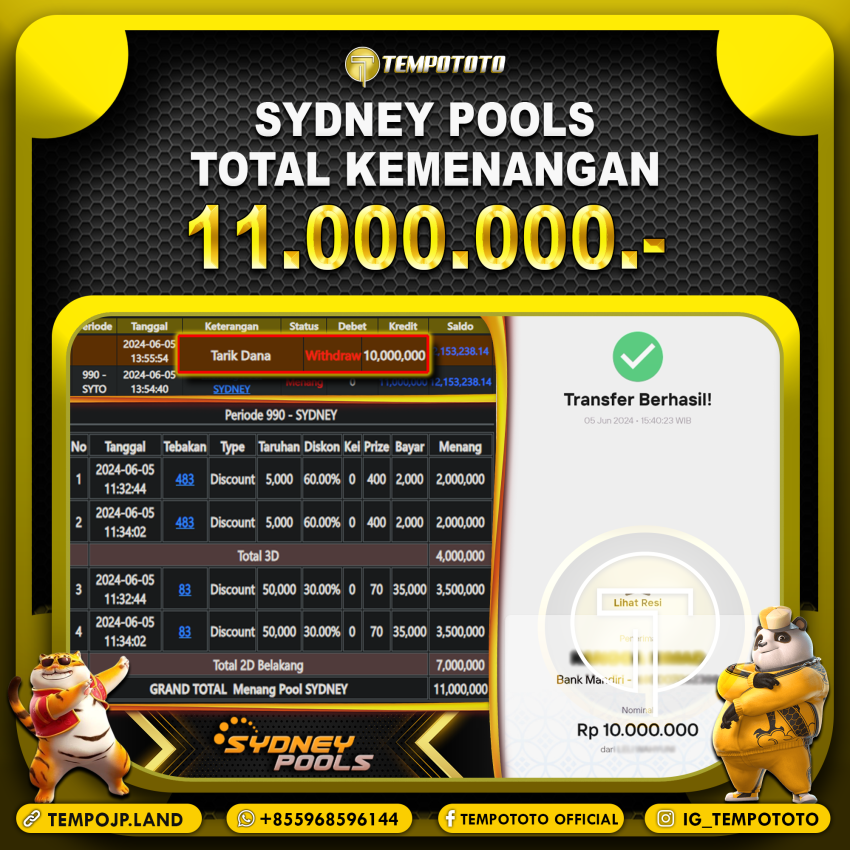 BUKTI JP TEMPOTOTO TOGEL