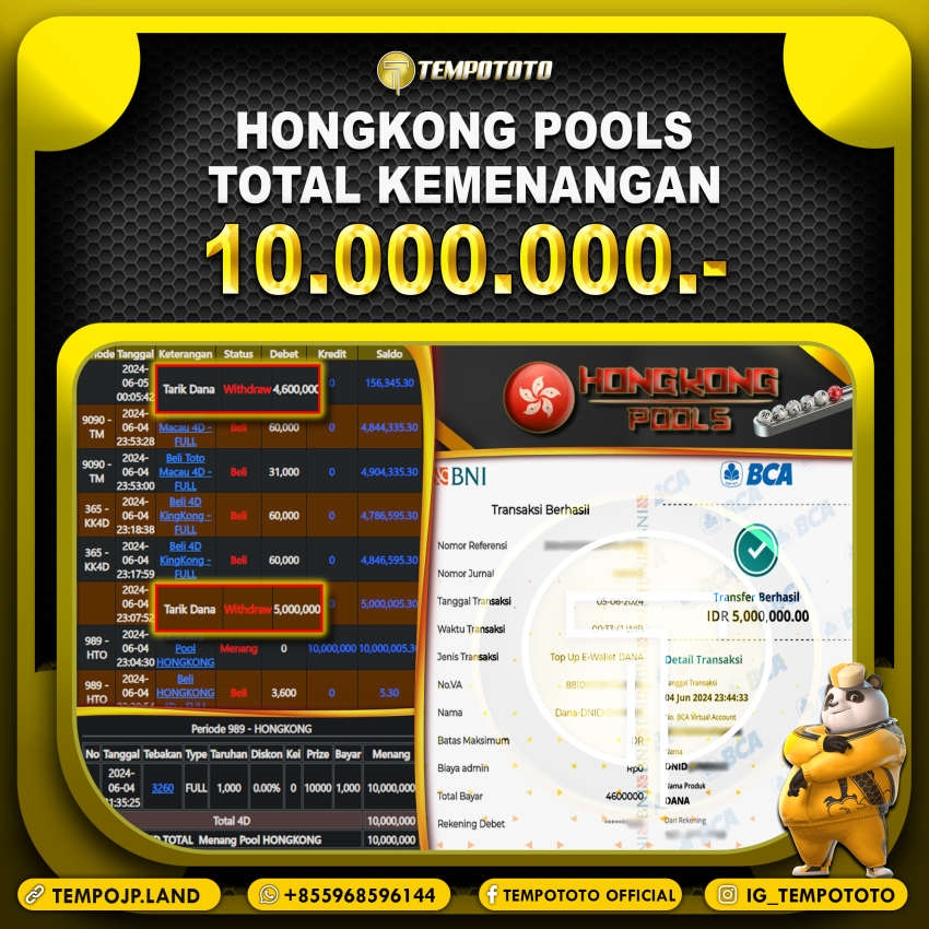 BUKTI JP TEMPOTOTO TOGEL