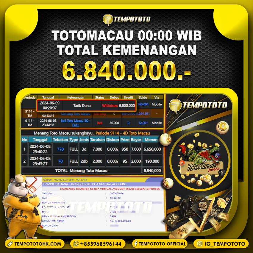 BUKTI JP TEMPOTOTO TOGEL