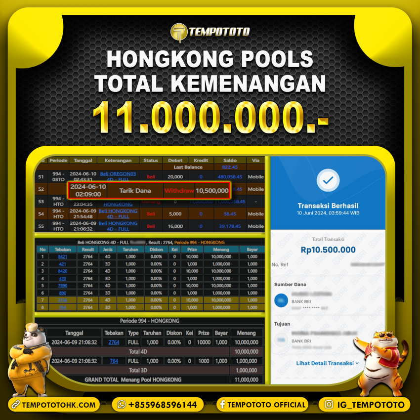 BUKTI JP TEMPOTOTO TOGEL