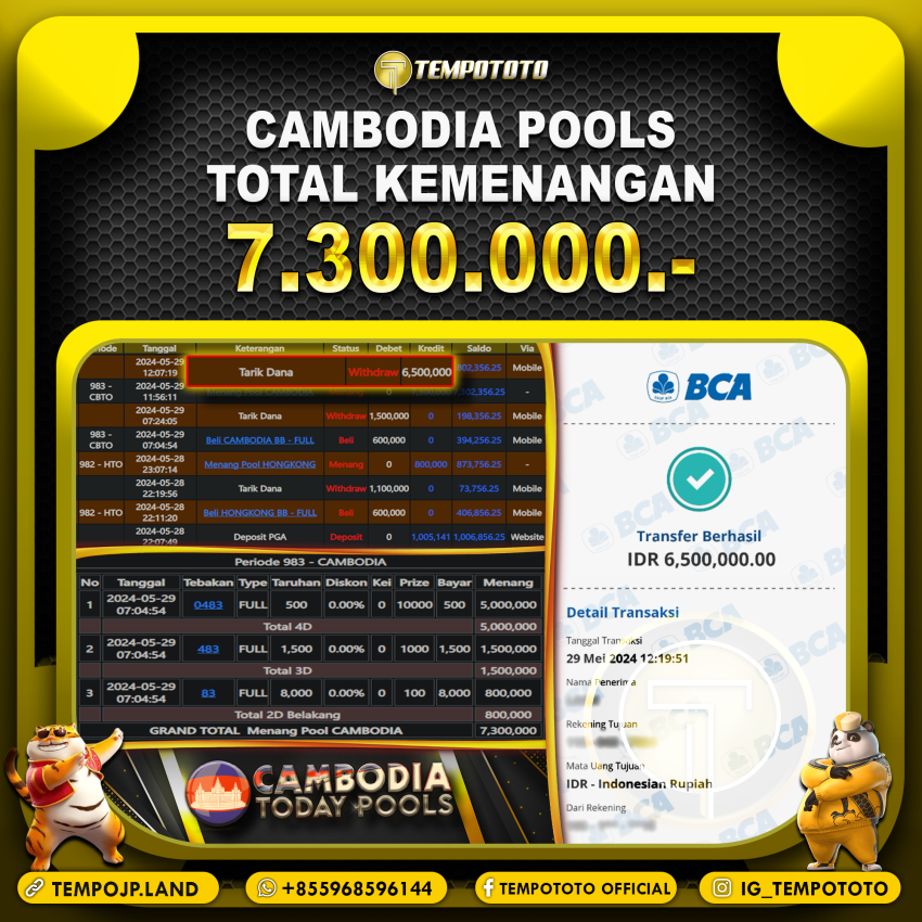 BUKTI JP TEMPOTOTO TOGEL