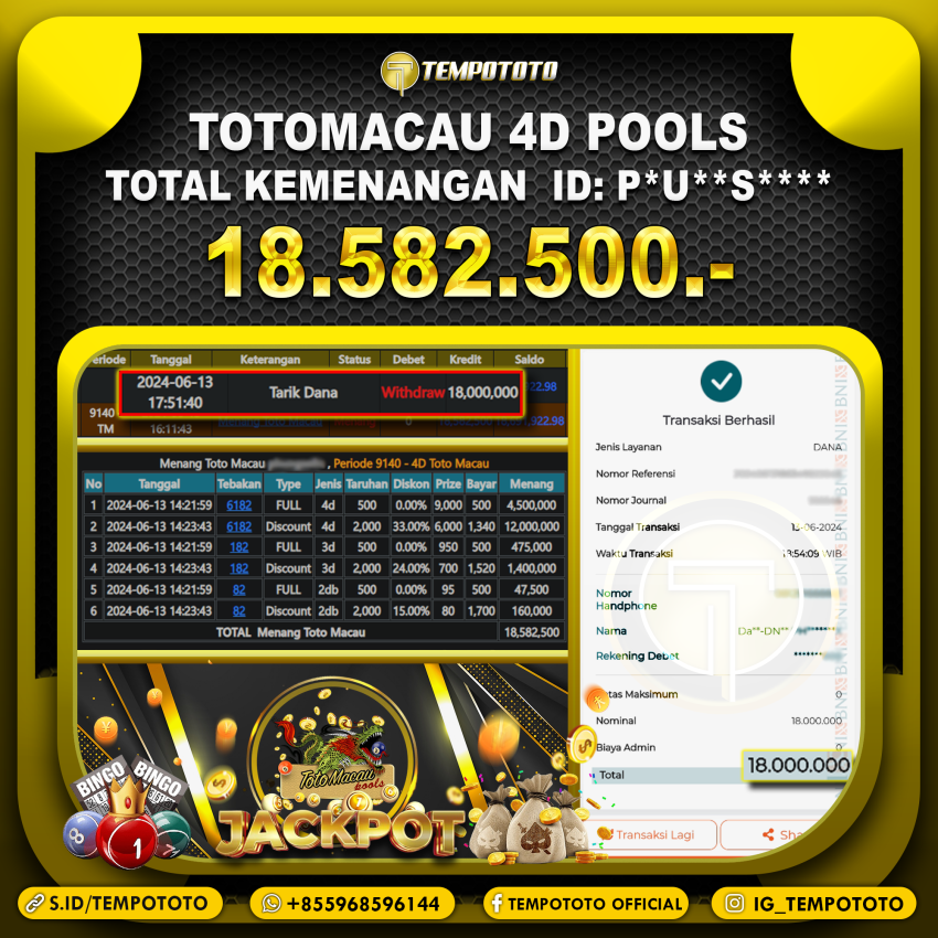 BUKTI JP TEMPOTOTO TOGEL